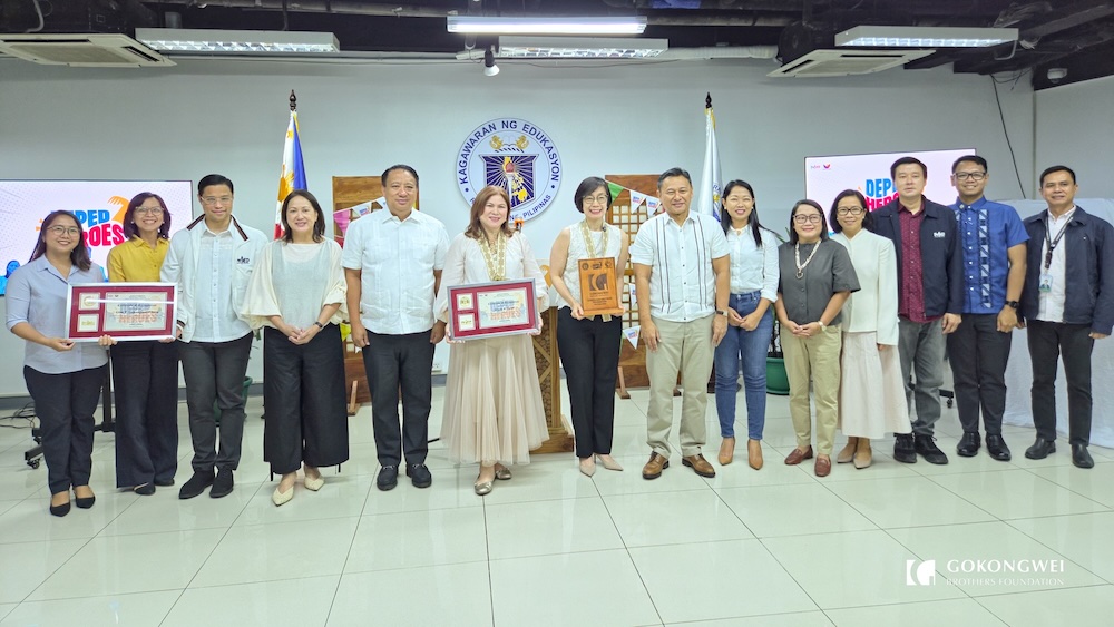Gokongwei Brothers Foundation Named “DepEd Hero” for Advancing STEM Education